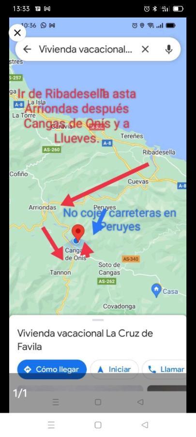 Casa La Cruz A 2Km De Onís 外观 照片